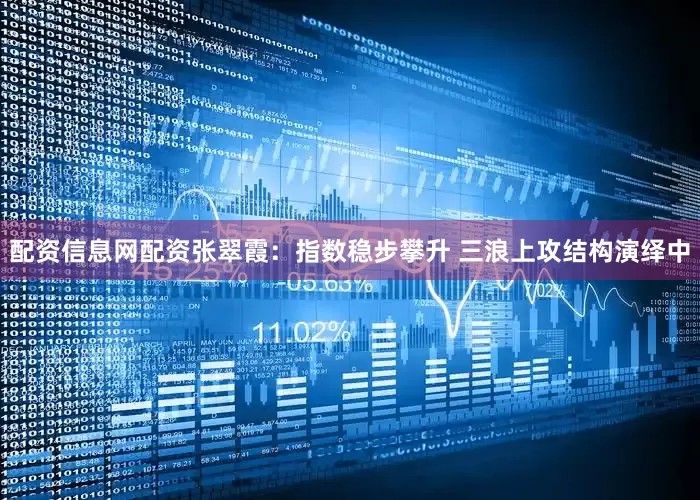 配资信息网配资张翠霞：指数稳步攀升 三浪上攻结构演绎中