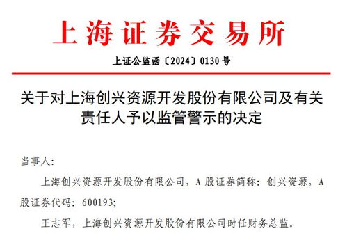 V觀財(cái)報(bào)｜創(chuàng)興資源財(cái)報(bào)信披不準(zhǔn)遭監(jiān)管警示，信息服務(wù)業(yè)務(wù)成焦點(diǎn)